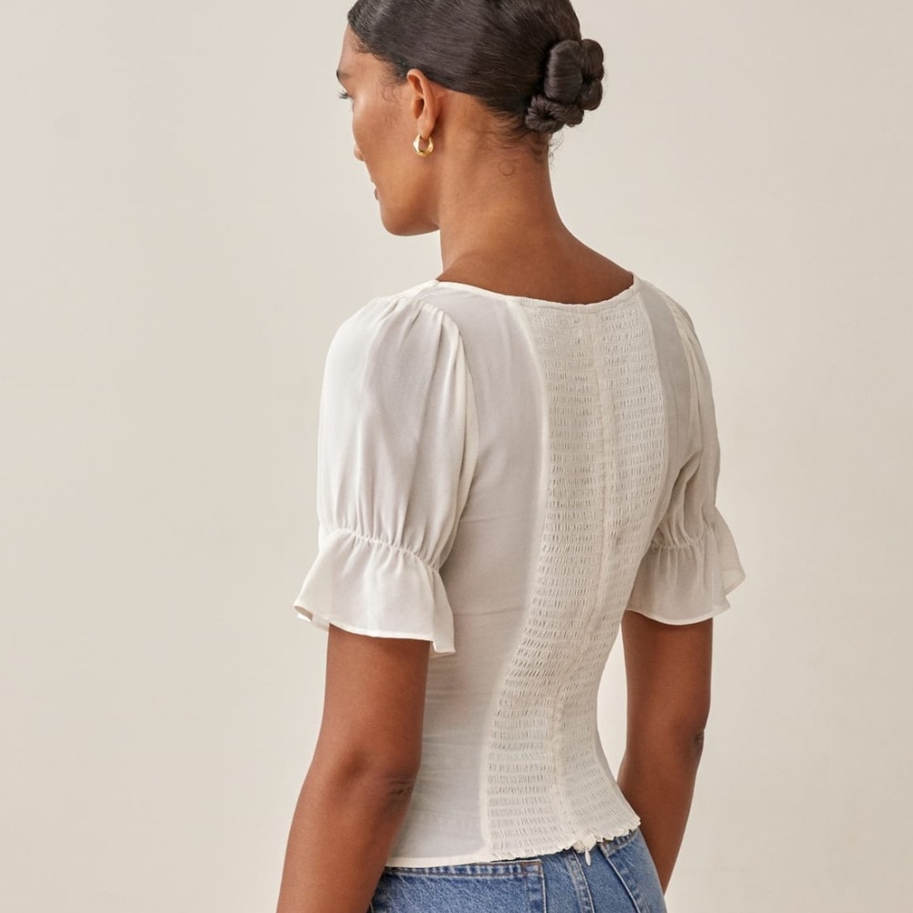 NWT Reformation Delevan top - Picture 3 of 7